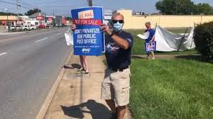 Postal workers rally against changes in Roanoke