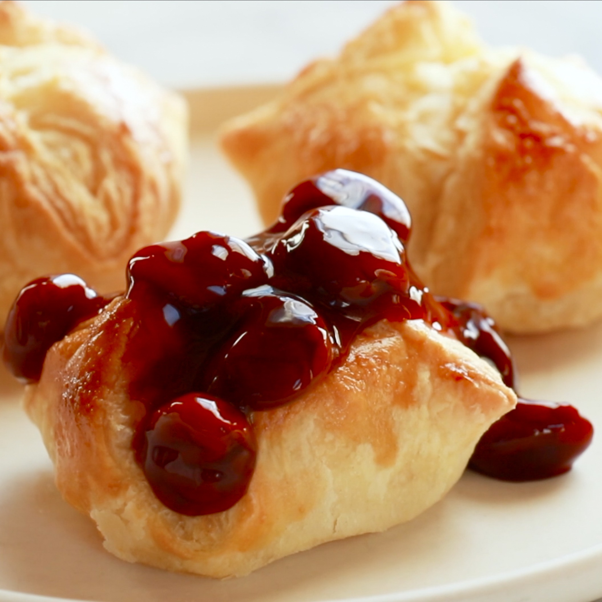 Cherry-Peach Dumplings