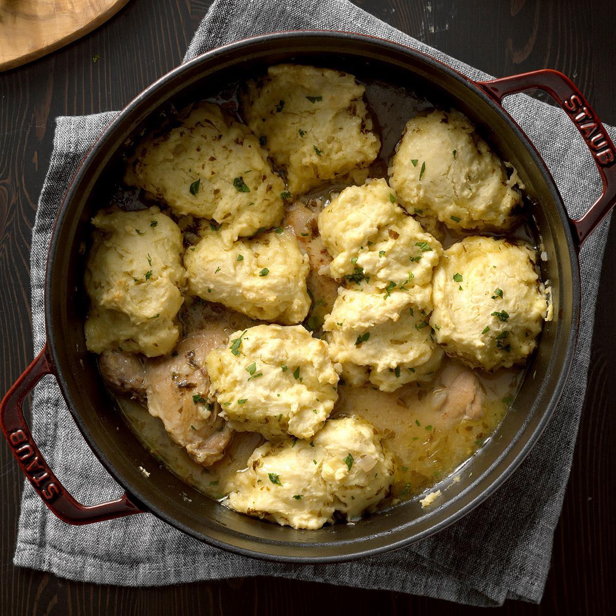 Apple Cider Chicken ‘n’ Dumplings