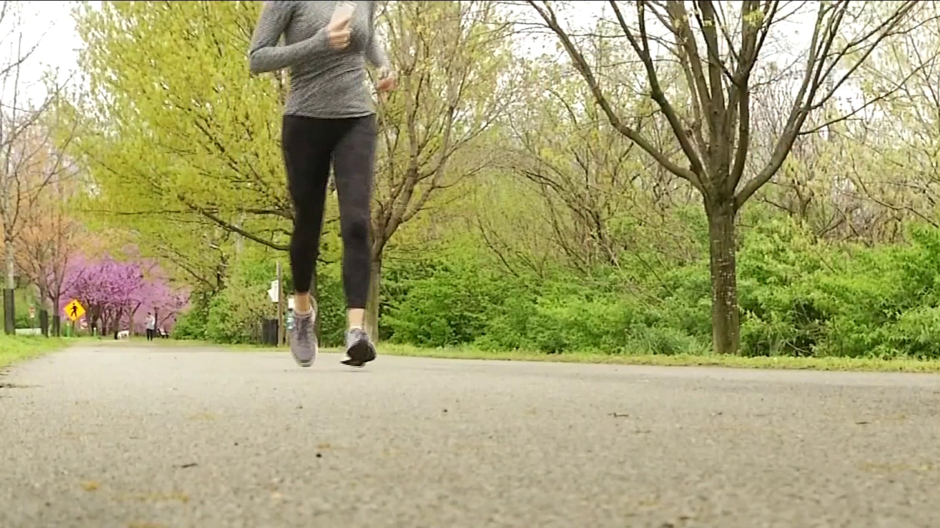 Roanoke River Greenway adds center line to keep people on their side of the path