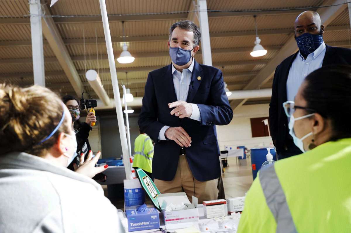 Gov. Ralph Northam frustrated by early vaccine rollout while vaccination numbers climb