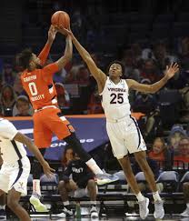 Hauser, Huff lead No. 8 Virginia past Syracuse 81-58