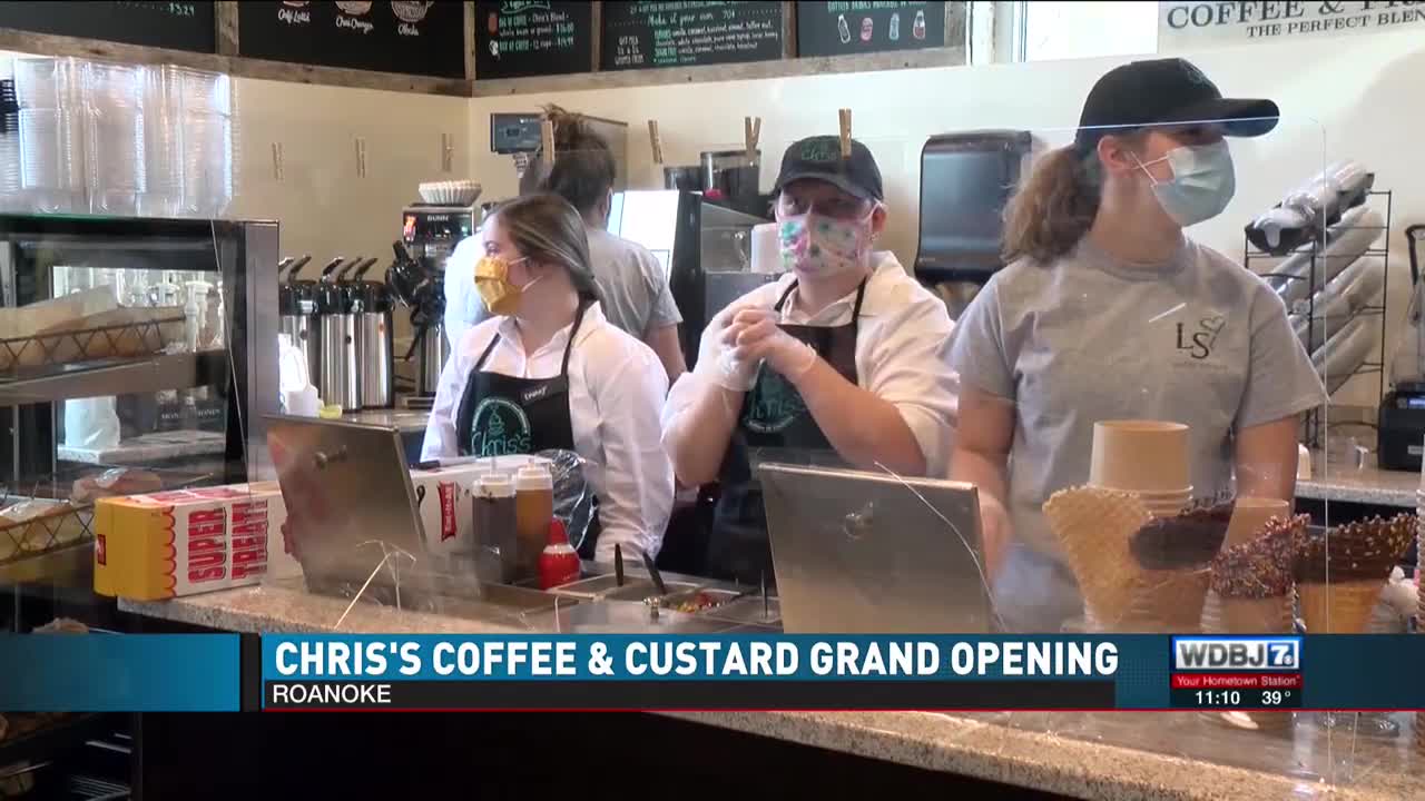 Chris’s Coffee and Custard celebrates its grand opening in Roanoke