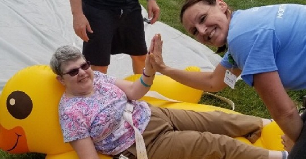 Residents from Roanoke nursing homes enjoying summer