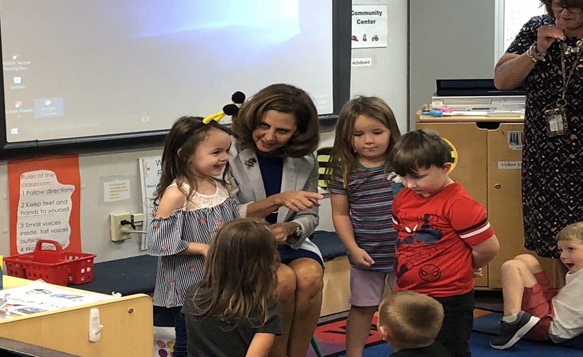 Roanoke daycare visited by First Lady Pamela Northam