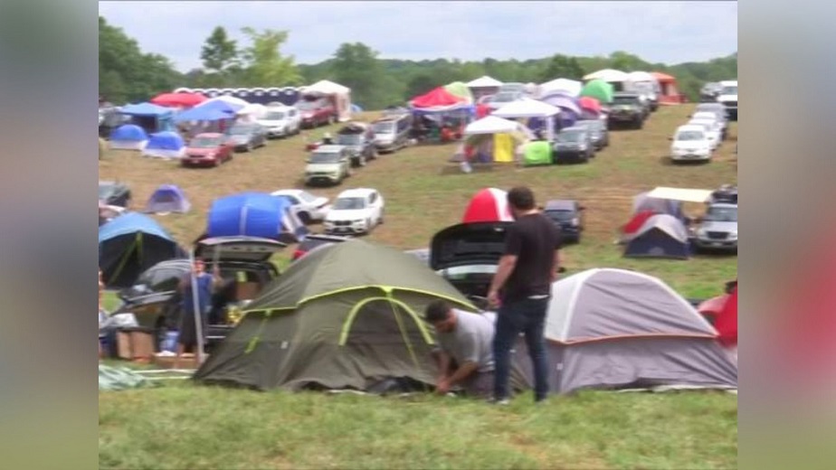 Thousands of people attend the four-day Blue Ridge Festival