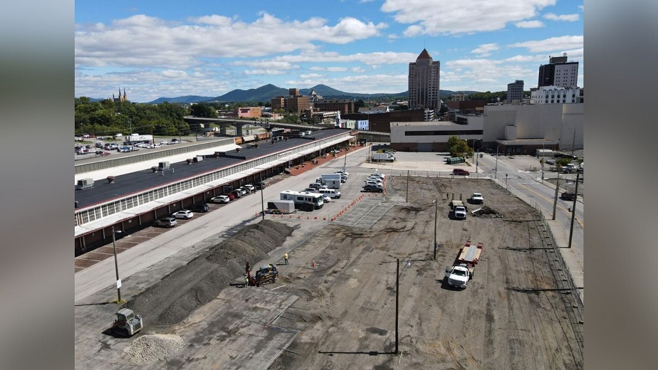 Construction of a new multi-million dollar transit facility started in Roanoke