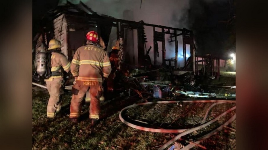 Residence in Roanoke County totaled by morning fire