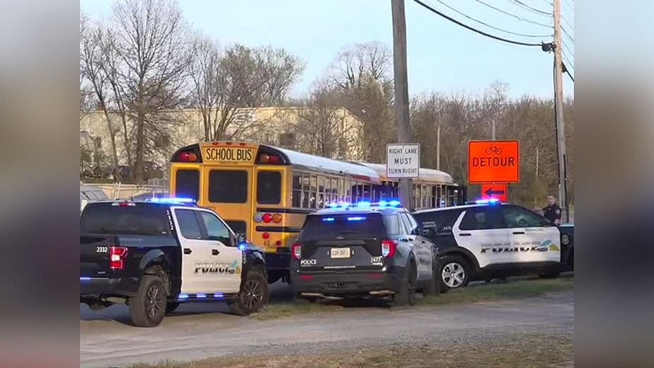 Stray bullet hits school bus while transporting students