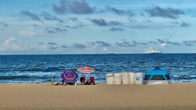 Two men died in two separate drowning incidents in Virginia Beach over the weekend