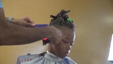 Alpha Phi Alpha Fraternity, Inc. provides free haircuts for children