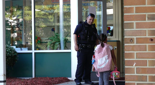 Danville Police Department has Back 2 Back initiative for first day of school