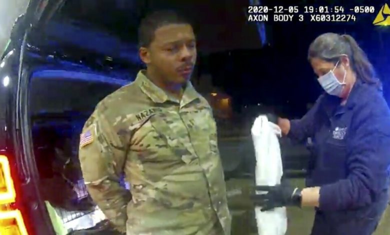 No charges for Va. officer who pepper-sprayed Army lieutenant