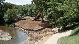 Project stabilizes Pigg River bank at Lynch Park