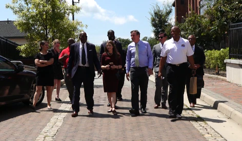 Senator Mark Warner makes a stop in Danville as part of his revitalization tour