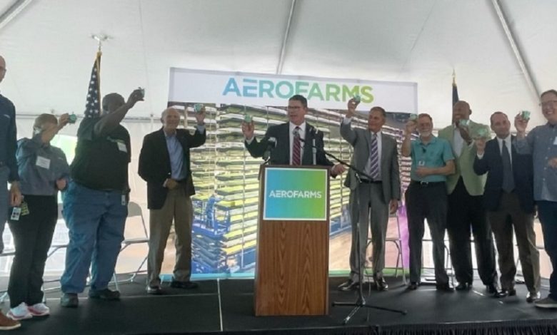 AeroFarms marks the opening of a new facility in Danville