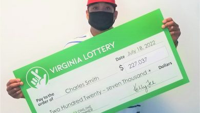 Virginia man won 7,037 after joking with his wife about winning the lottery