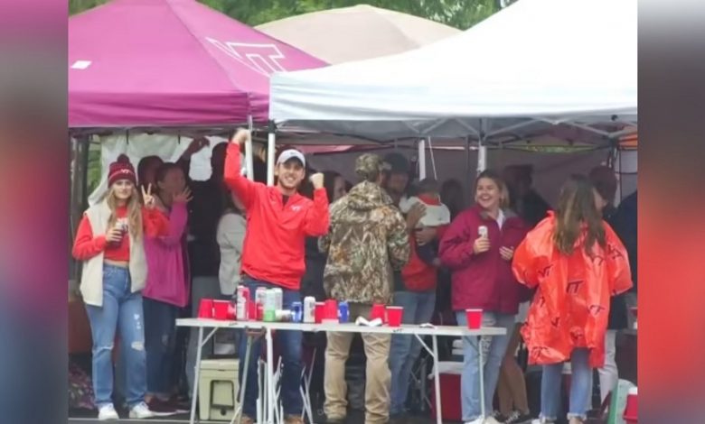 Virginia Tech officials with positive reactions about on-campus tailgate, second student entrance