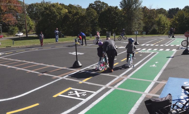 Students may learn about road rules at Westside Elementary School’s new traffic garden