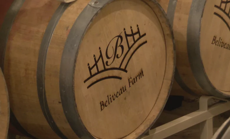 Beliveau Winery changed harvest schedule due to Ian