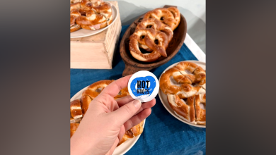 New trendy place in Roanoke: Hot pretzels and cold beer now offered in Hot Knots, our new favorite place to be