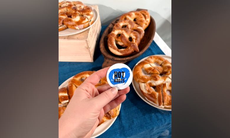 New trendy place in Roanoke: Hot pretzels and cold beer now offered in Hot Knots, our new favorite place to be